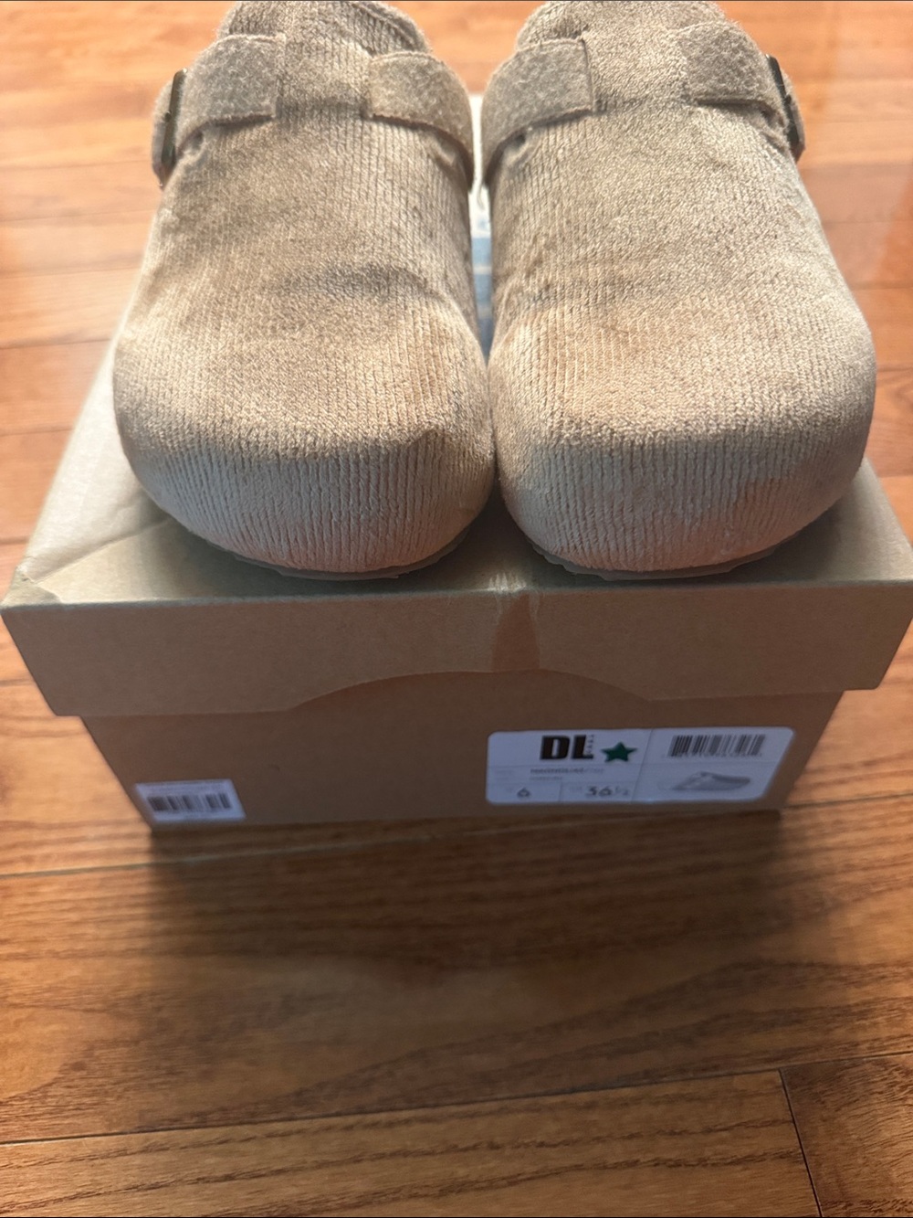 Dirty Laundry Beige Suede Slip-On Clogs